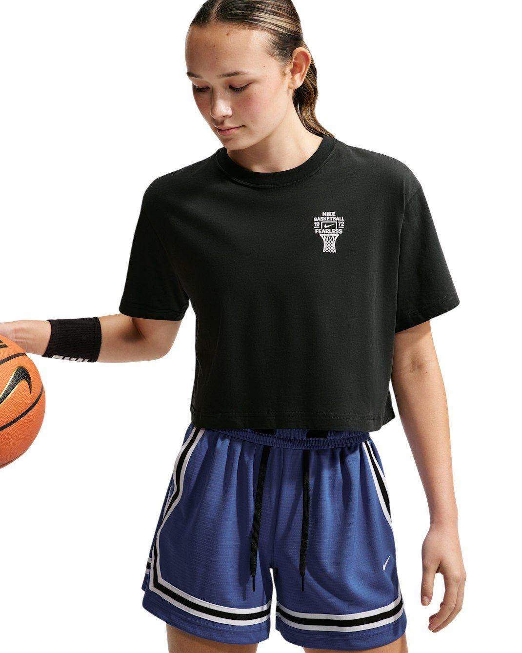 Nike Women's Move Dri-FIT Basketball T-Shirt - Black - BLACK